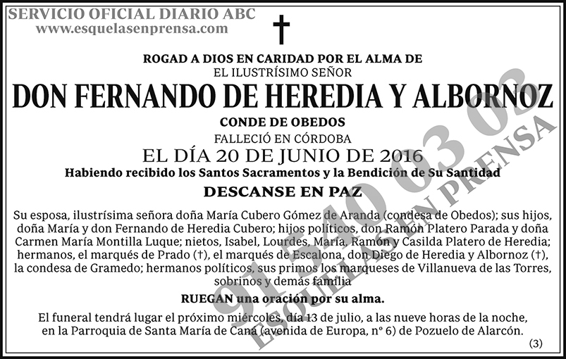 Fernando de Heredia y Albornoz